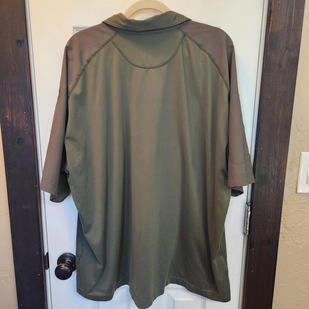 5.11 Tactical Men's Rapid Performance Short Sleeve Polo Shirt Green- Size XXL - Picture 5 of 7